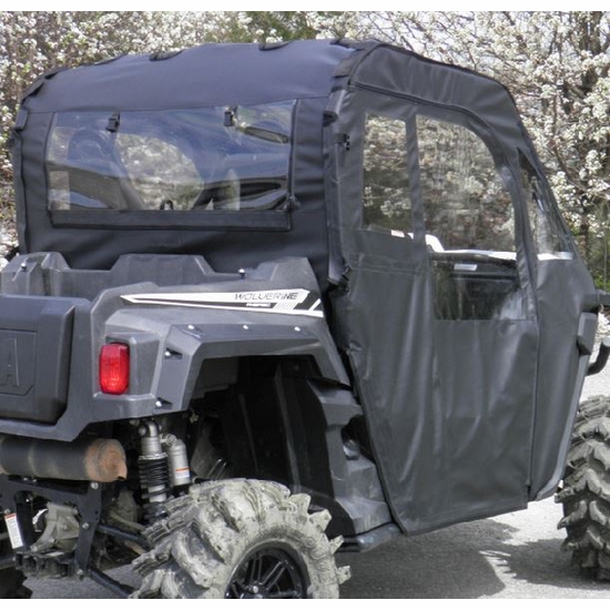 3 Star Black Soft Full Doors and Rear Window - Yamaha Wolverine