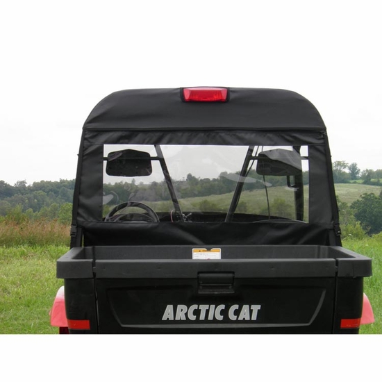 3 Star Black Soft Full Doors and Zippered Rear Window - 2006-11 Arctic Cat Prowler w/ Square Bars - alt image 1