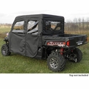 3 Star Black Soft Full Doors and Zippered Rear Window - 2019-25 Polaris Ranger Crew 1000, XP 1000