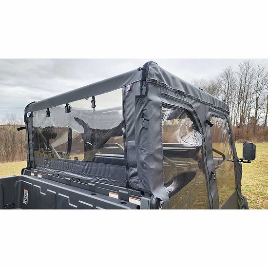 3 Star Black Soft Full Doors and Zippered Rear Window - CFMOTO UForce 1000 XL - alt image 0