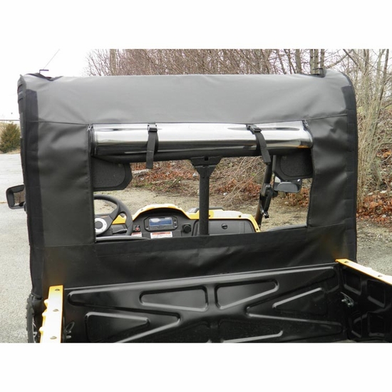 3 Star Black Soft Full Doors and Zippered Rear Window - Hisun HS 500, HS 700 - alt image 2