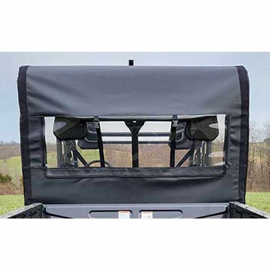 3 Star Black Soft Full Doors and Zippered Rear Window - Hisun HS 750 Crew - alt image 1