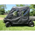 3 Star Black Soft Full Doors and Zippered Rear Window - Kawasaki Mule 3010 Trans