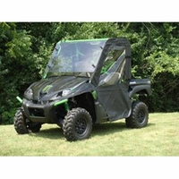 3 Star Black Soft Full Doors and Zippered Rear Window - Kawasaki Teryx 750