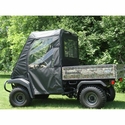 3 Star Black Soft Full Doors and Zippered Rear Window - Kawsaki Mule 3000, 3010