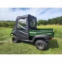 3 Star Black Soft Full Doors and Zippered Rear Window - Kawsaki Mule 4000, 4010