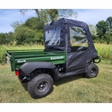 3 Star Black Soft Full Doors and Zippered Rear Window - Kawsaki Mule 4000, 4010