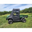 3 Star Black Soft Full Doors and Zippered Rear Window - Kawsaki Mule 4000, 4010