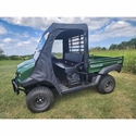3 Star Black Soft Full Doors and Zippered Rear Window - Kawsaki Mule 4000, 4010