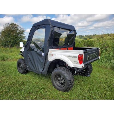 Kymco UXV 500 Black Full Doors & Zip Open Back