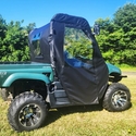 3 Star Black Soft Full Doors and Zippered Rear Window - Yamaha Rhino