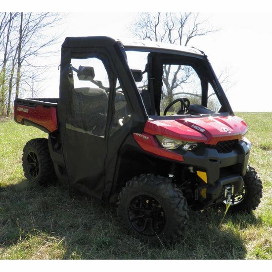 3 Star Black Soft Full Doors - Can Am Defender - alt image 2