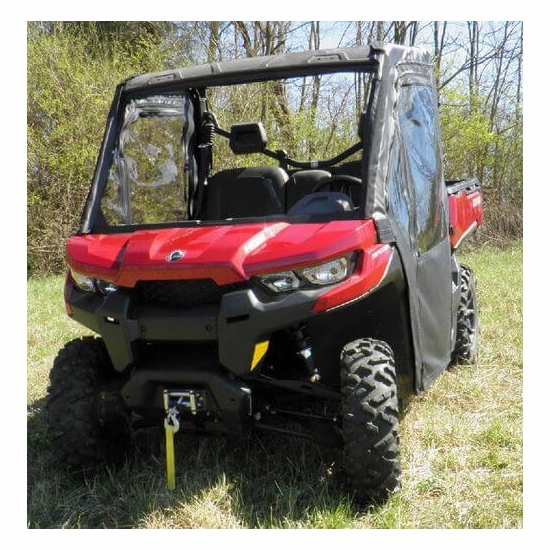 3 Star Black Soft Full Doors - Can Am Defender - alt image 3