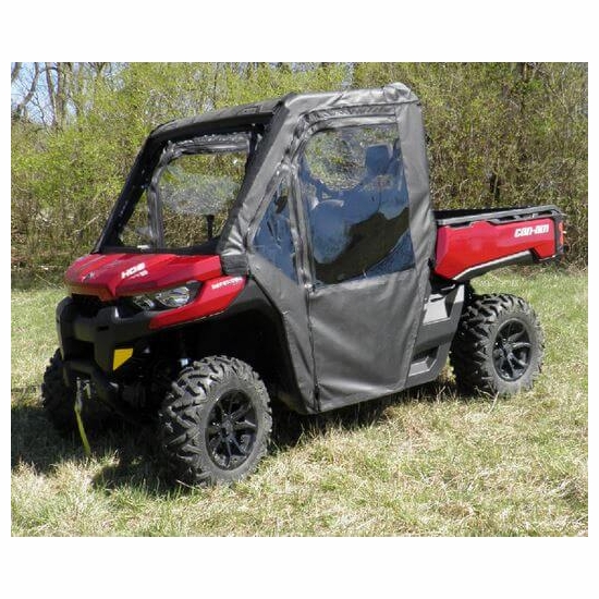 3 Star Black Soft Full Doors - Can Am Defender - alt image 5