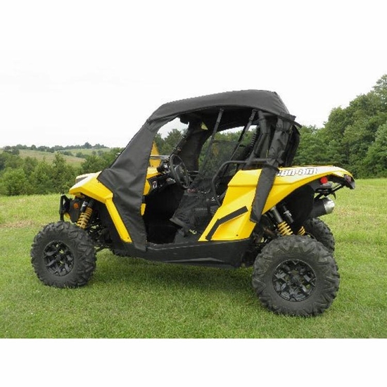 3 Star Black Soft Full Doors - Can Am Maverick - alt image 1
