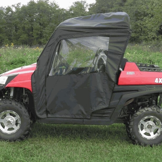3 Star Black Soft Full Doors - Hisun HS 500, HS 700 - alt image 1