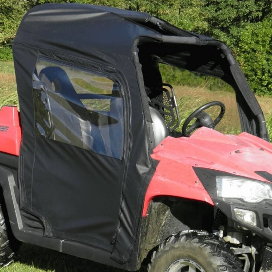 3 Star Black Soft Full Doors - Hisun HS 800, Strike 550, Massimo MSU 800