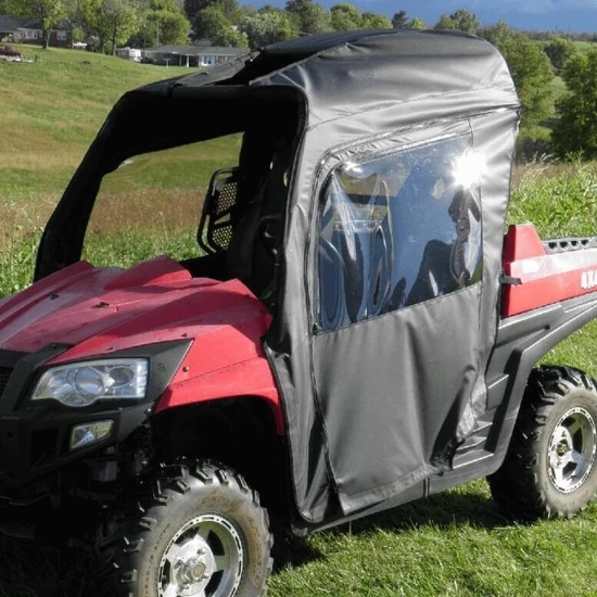 3 Star Black Soft Full Doors - Hisun HS 800, Strike 550, Massimo MSU 800 - alt image 0