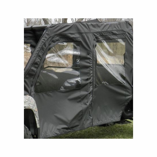 3 Star Black Soft Full Doors - John Deere Gator XUV 550 S4, 560 S4, 590 S4
