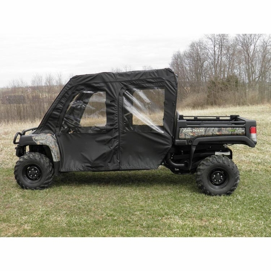 3 Star Black Soft Full Doors - John Deere Gator XUV 825 S4, 855 S4