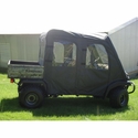 3 Star Black Soft Full Doors - Kawasaki Mule 4000 Trans, 4010 Trans