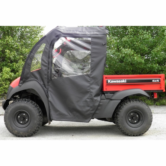 3 Star Black Soft Full Doors - Kawasaki Mule 600, 610 - alt image 0