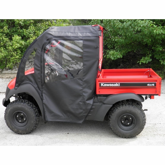 3 Star Black Soft Full Doors - Kawasaki Mule 600, 610 - alt image 1