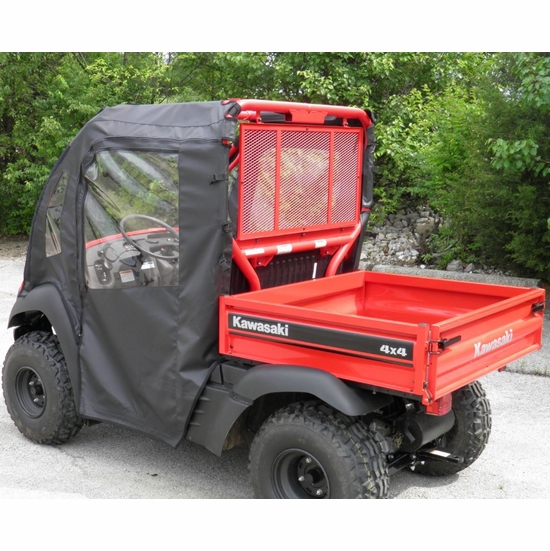 3 Star Black Soft Full Doors - Kawasaki Mule 600, 610 - alt image 2