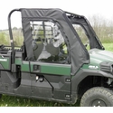 3 Star Black Soft Full Doors - Kawasaki Mule Pro-FX, DX