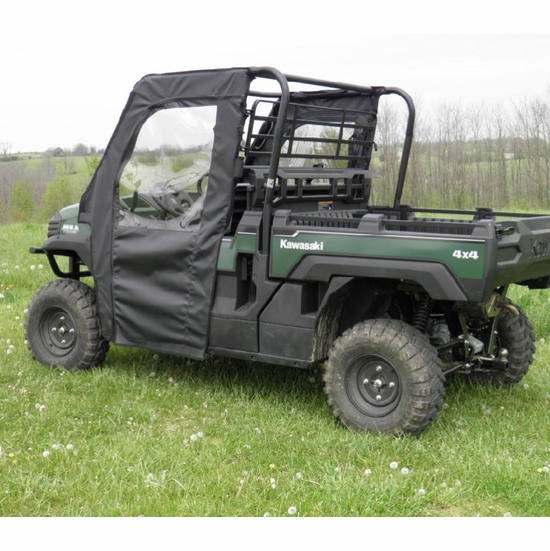 3 Star Black Soft Full Doors - Kawasaki Mule Pro-FX, DX - alt image 7