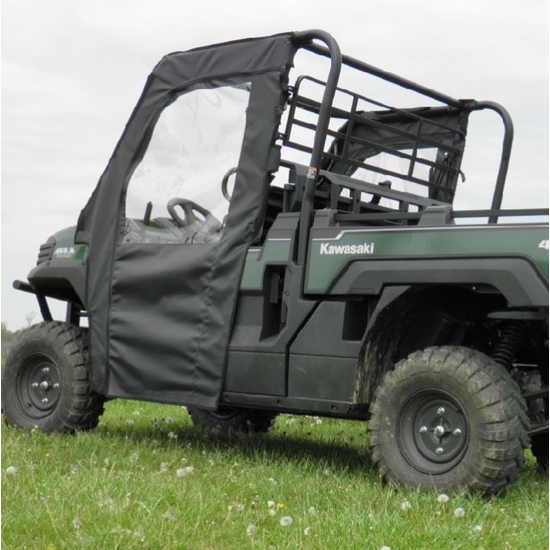 3 Star Black Soft Full Doors - Kawasaki Mule Pro-FX, DX - alt image 8
