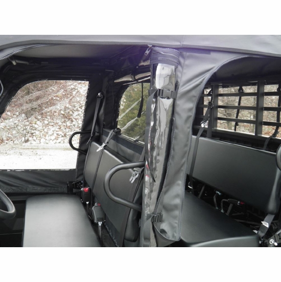 3 Star Black Soft Full Doors - Kawasaki Mule Pro-FXT, DXT - alt image 3