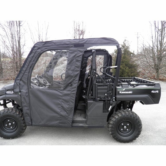 3 Star Black Soft Full Doors - Kawasaki Mule Pro-FXT, DXT - alt image 0