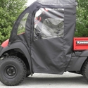 3 Star Black Soft Full Doors - Kawasaki Mule SX