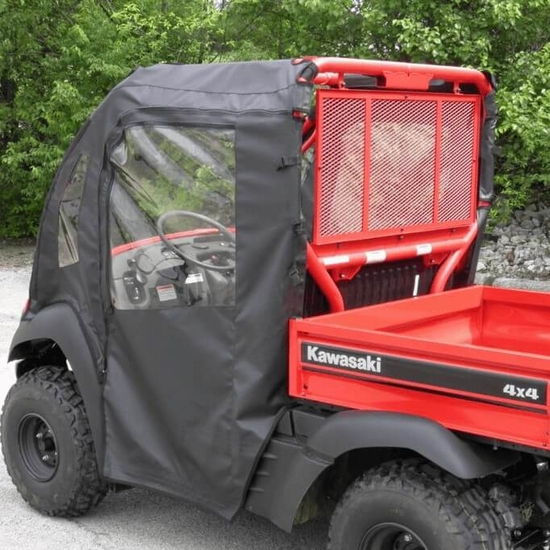 3 Star Black Soft Full Doors - Kawasaki Mule SX - alt image 0