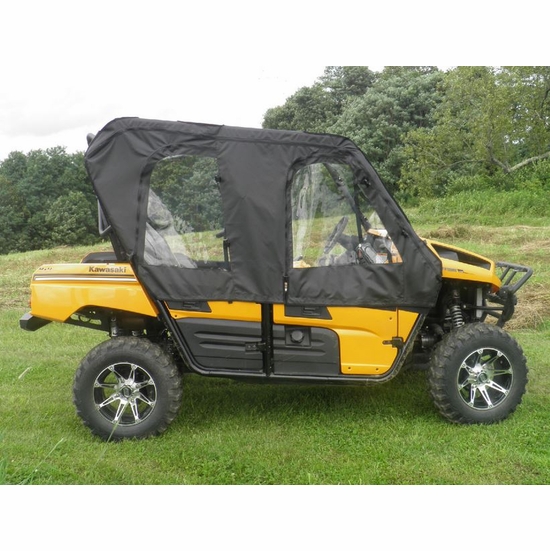 3 Star Black Soft Full Doors - Kawasaki Teryx4 - alt image 1