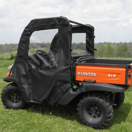 3 Star Black Soft Full Doors - Kubota RTV 900 - alt image 2