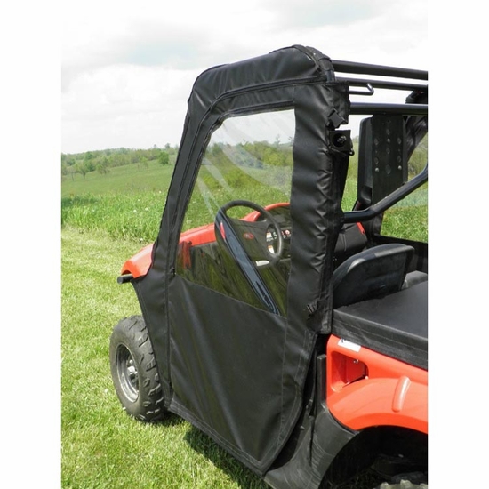 3 Star Black Soft Full Doors - Kymco UXV 500 - alt image 1