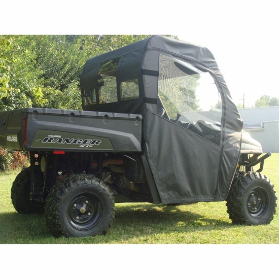 3 Star Black Soft Full Doors, Rear Window and Top - 2009-14 Full Size Polaris Ranger XP 700, XP 800