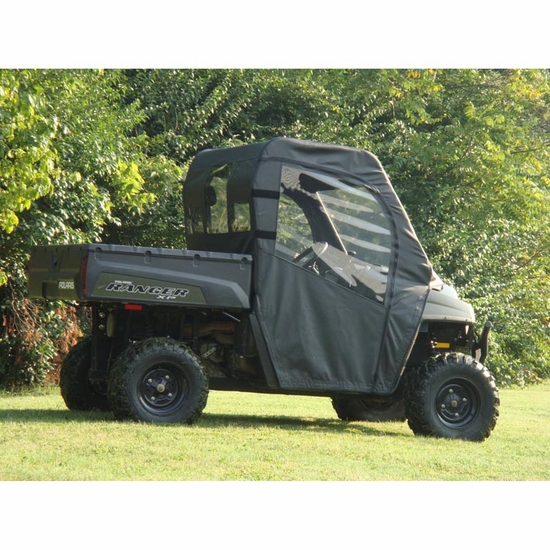 3 Star Black Soft Full Doors, Rear Window and Top - 2009-14 Full Size Polaris Ranger XP 700, XP 800 - alt image 0