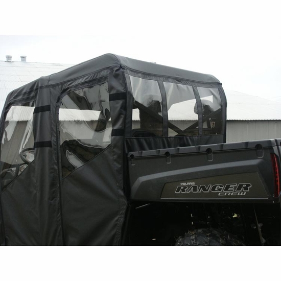 3 Star Black Soft Full Doors, Rear Window and Top - 2010-14 Full Size Polaris Ranger 800 Crew, 2016-24 Crew 570-6 - alt image 0