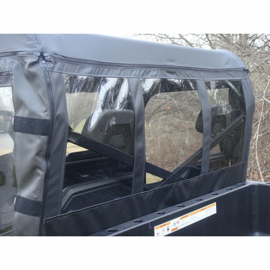 3 Star Black Soft Full Doors, Rear Window and Top - 2010-14 Full Size Polaris Ranger 800 Crew, 2016-24 Crew 570-6 - alt image 1