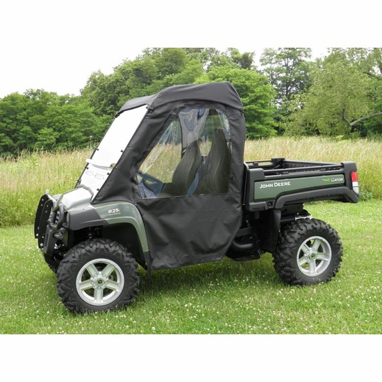3 Star Black Soft Full Doors, Rear Window and Top - 2010-14 John Deere Gator HPX, XUV 620i, 625i, 825, 855 - alt image 0