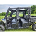 3 Star Black Soft Full Doors, Rear Window and Top - 2015-21 Mid Size Polaris Ranger 570 Crew, Crew 570-4