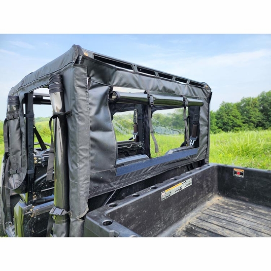 3 Star Black Soft Full Doors, Rear Window and Top - 2015-21 Mid Size Polaris Ranger 570 Crew, Crew 570-4 - alt image 5
