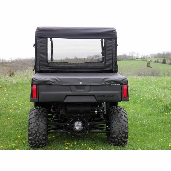3 Star Black Soft Full Doors, Rear Window and Top - 2015-22 Mid Size Polaris Ranger 500, 570, ETX, EV - alt image 1