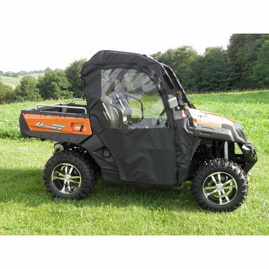 3 Star Black Soft Full Doors, Rear Window and Top - CF Moto UForce 500, 800