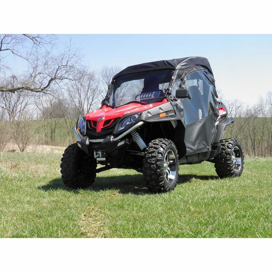 3 Star Black Soft Full Doors, Rear Window and Top - CF Moto ZForce 500, 800, 800EX, 1000