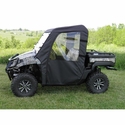 3 Star Black Soft Full Doors, Rear Window and Top - John Deere Gator XUV 550, 560, 590