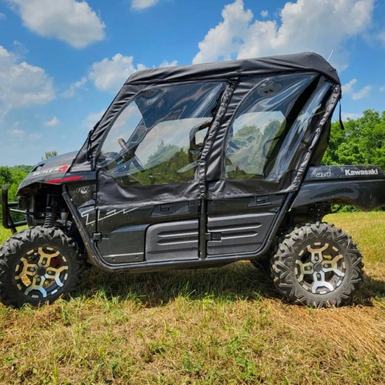3 Star Black Soft Full Doors, Rear Window and Top - Kawasaki Teryx4